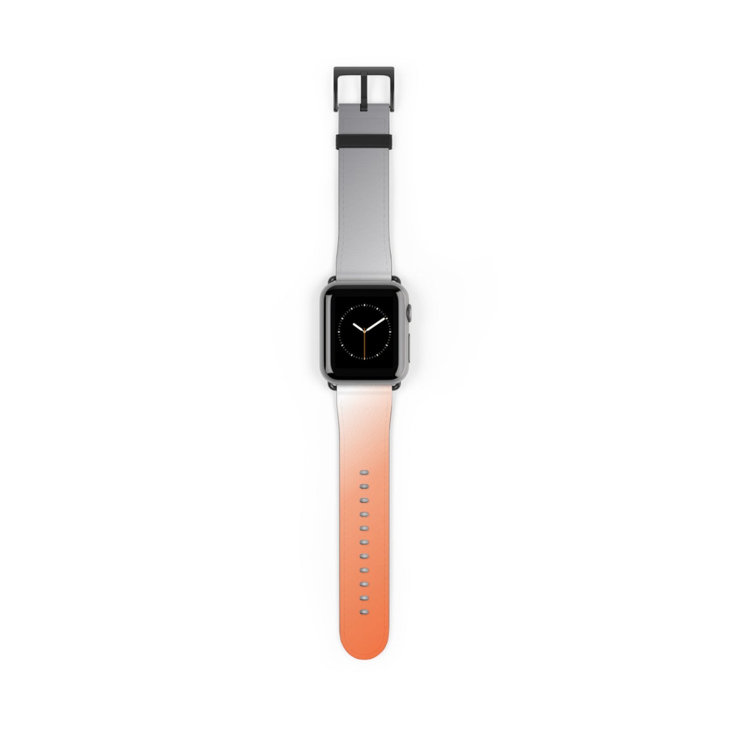 Grey w/ Orange Apple Watch Band