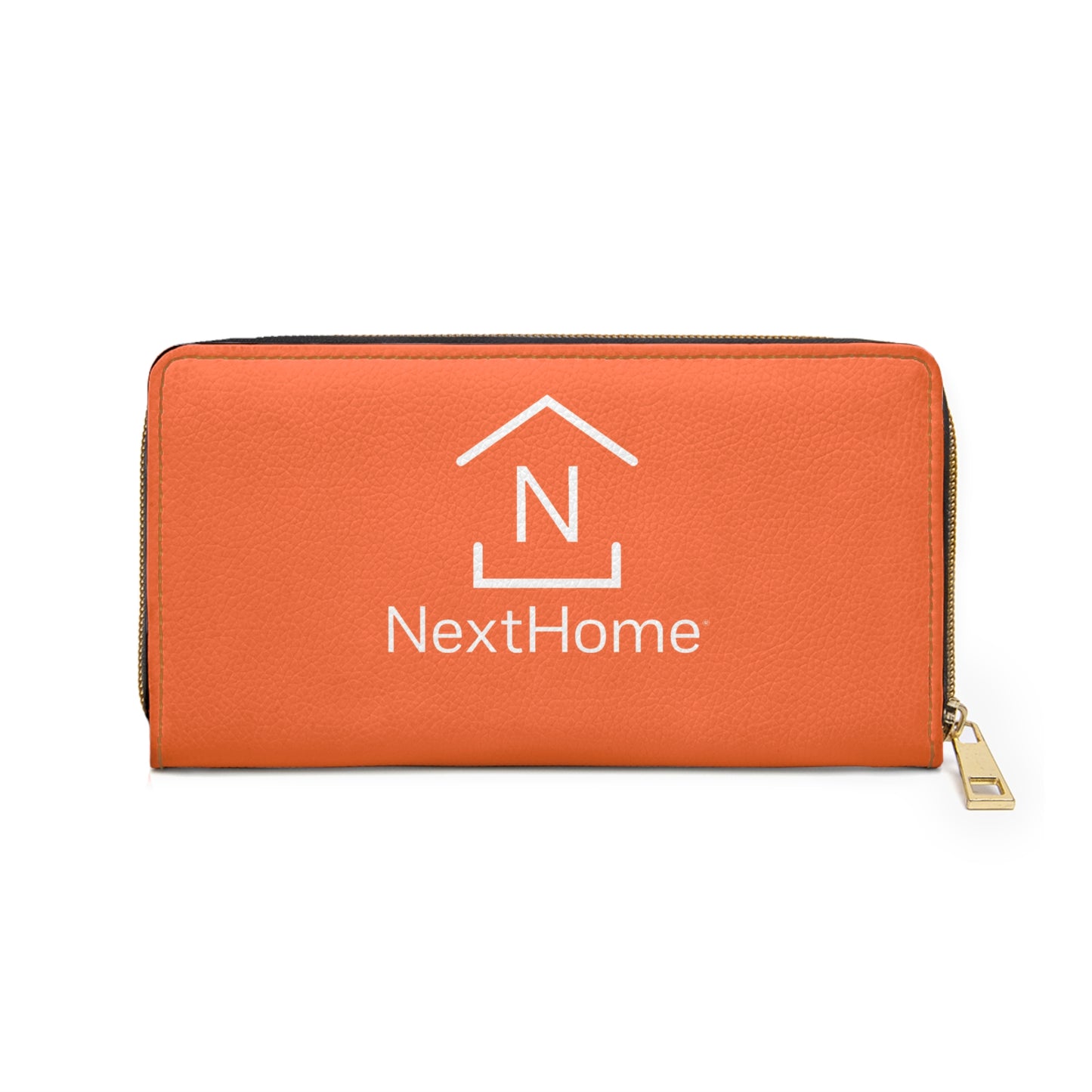 Blue & Orange Zipper Wallet