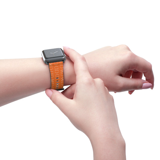 NextHome Orange Print Apple Watch Band