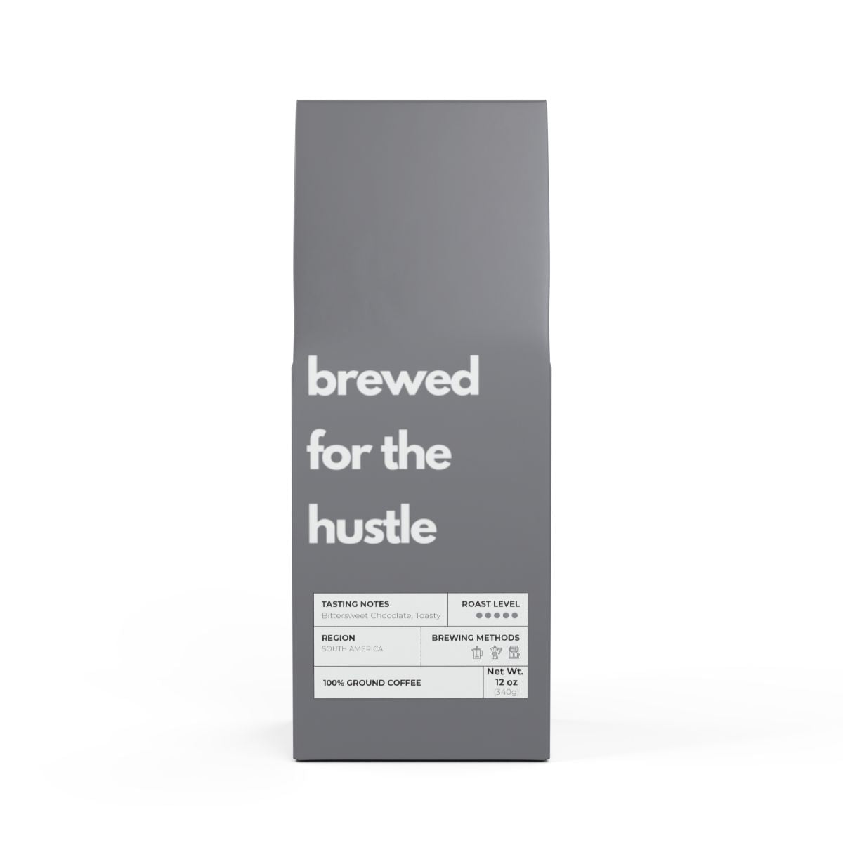 Brewed for the Hustle, Sell Bitterroot Coffee Blend (Dark French Roast)