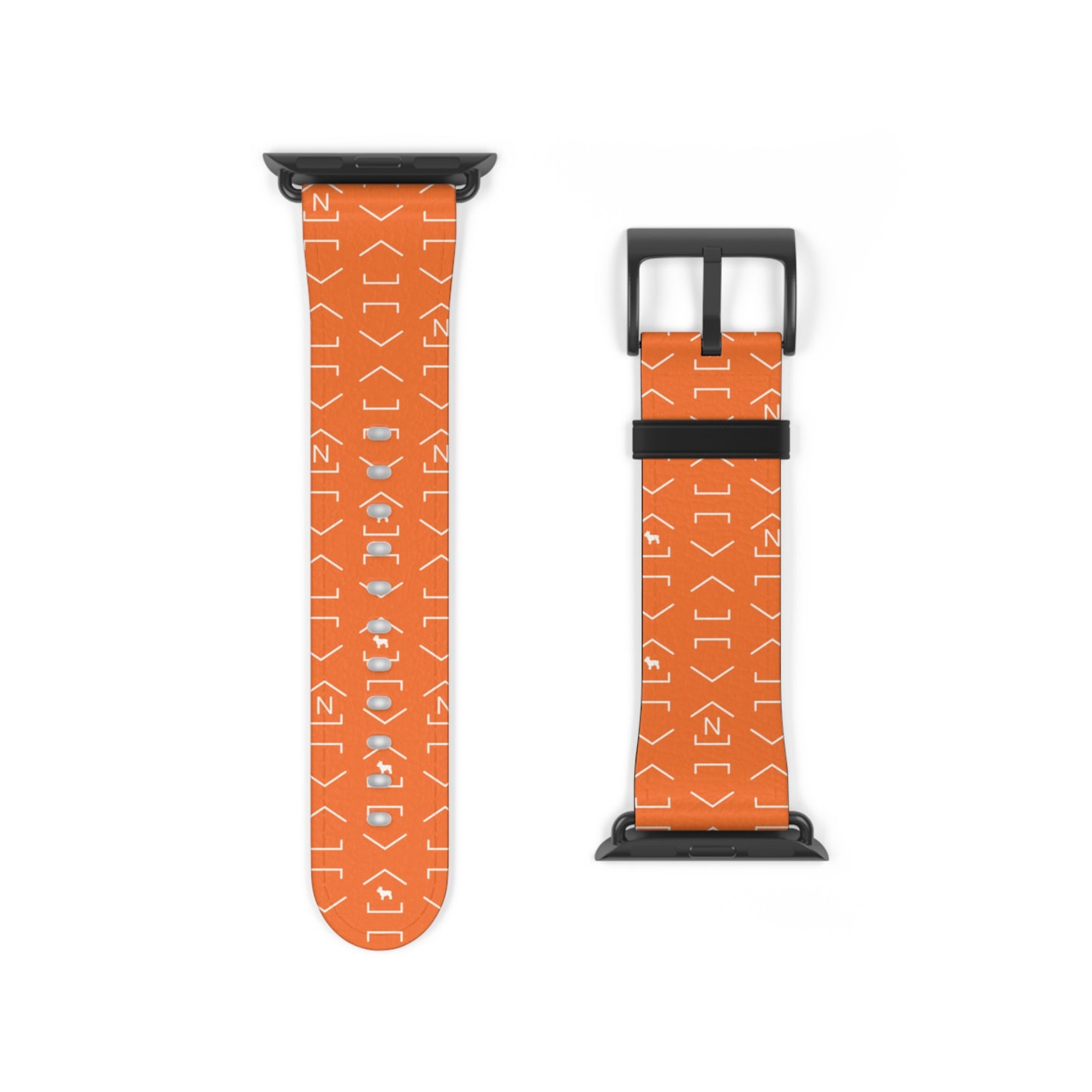 NextHome Orange Print Apple Watch Band