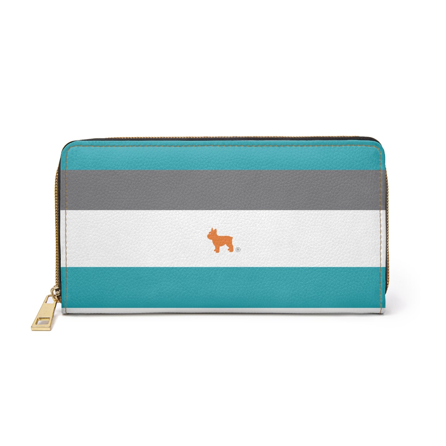 Turquoise Zipper Wallet