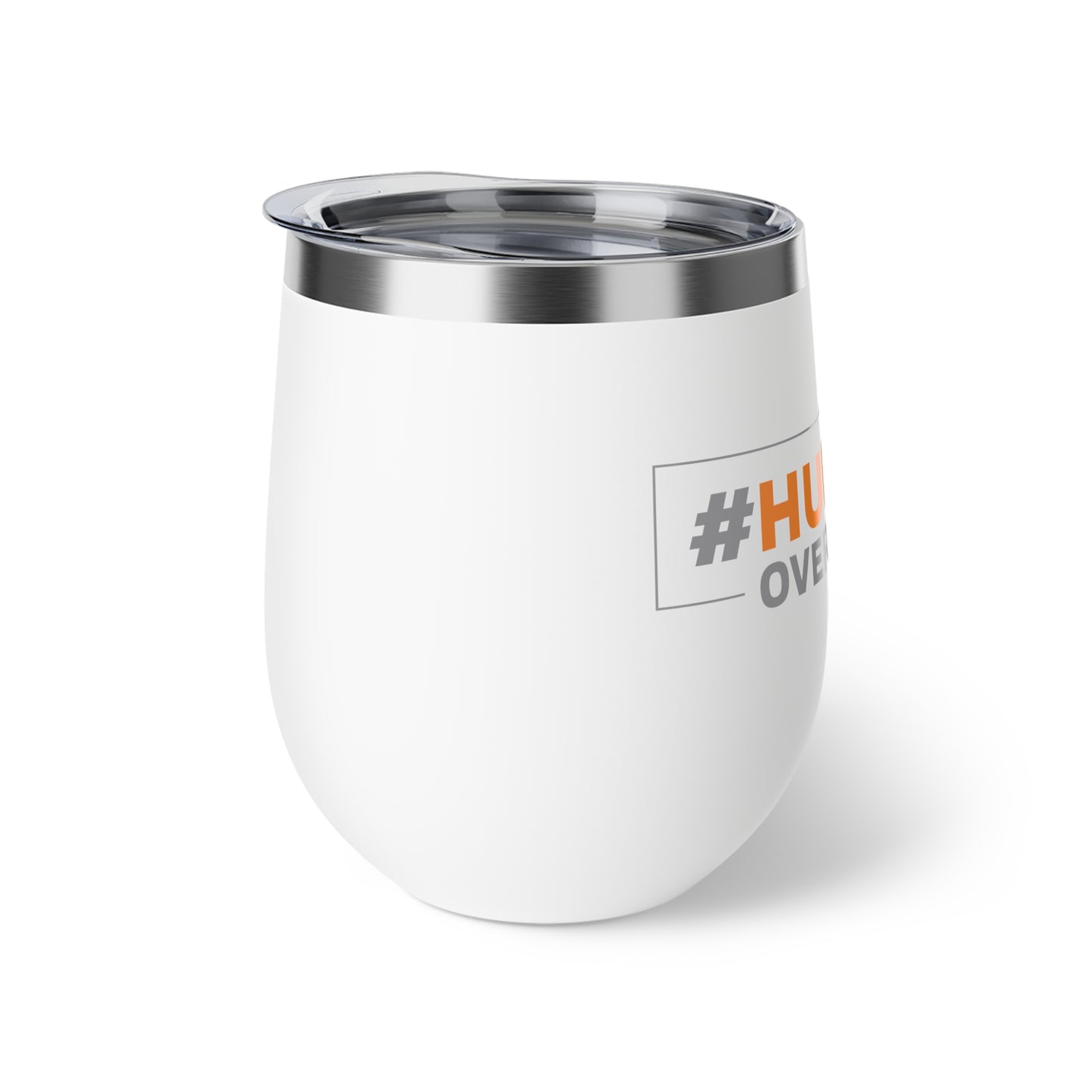 Humans Over Houses Copper Vacuum Insulated Wine Cup, 12oz