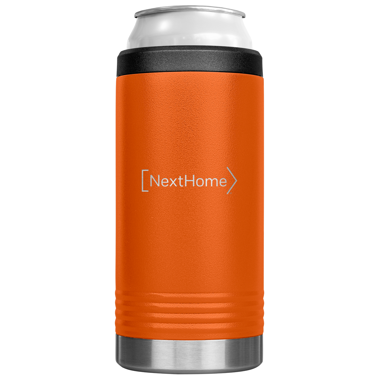 NextHome_Slim_Can_Cooler_12oz_Koozie_Main_Orange_Mockup.png