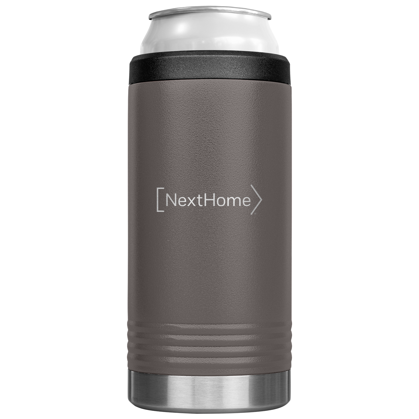 NextHome_Slim_Can_Cooler_12oz_Koozie_Main_Pewter_Mockup.png