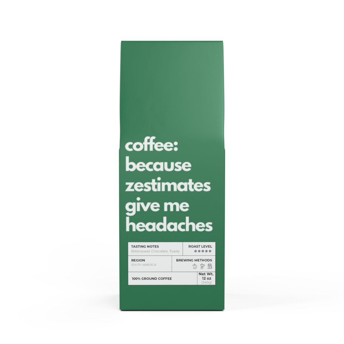 Coffee Because Zestimates Bitterroot Coffee Blend (Dark French Roast)