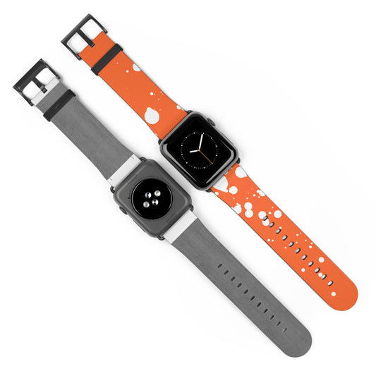 o21 W/ White Apple Watch Band