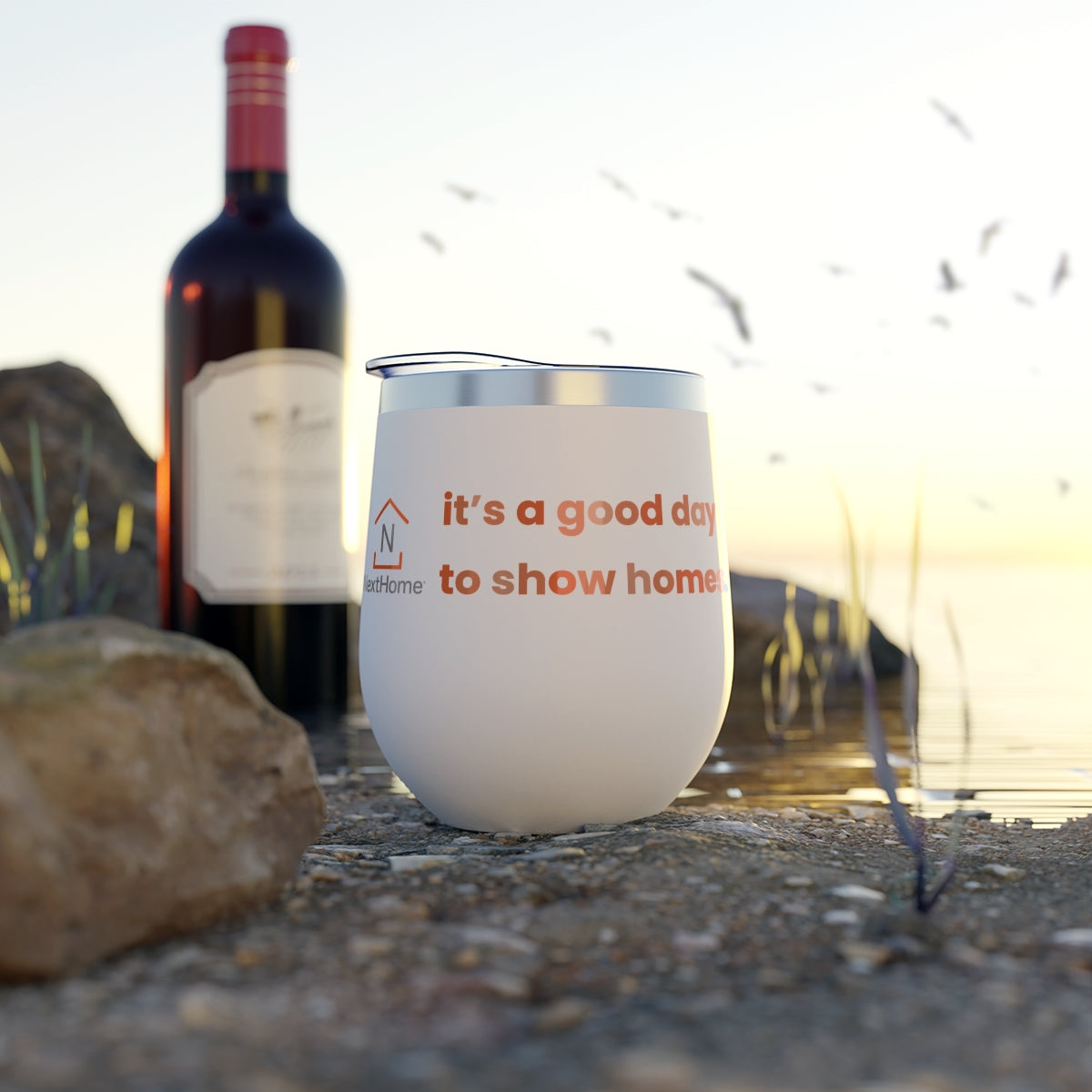 It's a Good Day Vacuum Insulated Wine Cup, 12oz