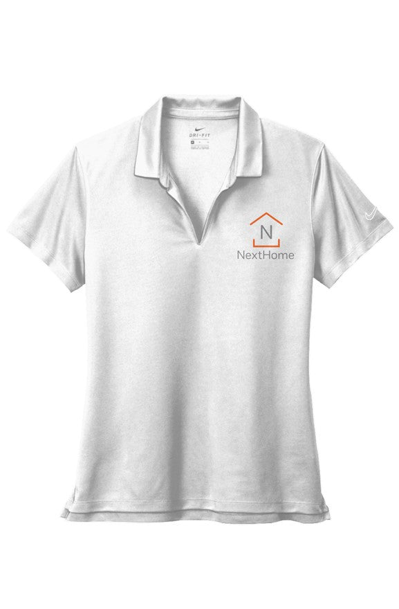 White NextHome Nike Ladies Dri-FIT Micro Pique 2.0