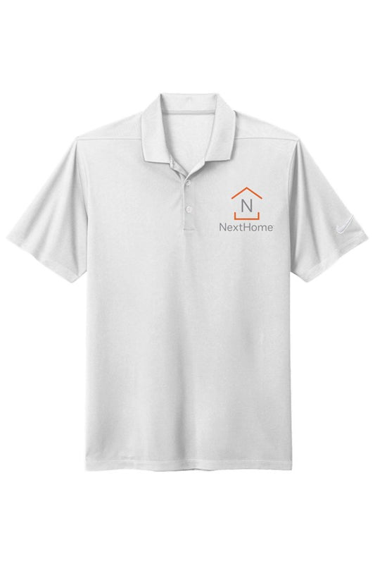 White NextHome Nike Dri-FIT Micro Pique 2.0 Polo