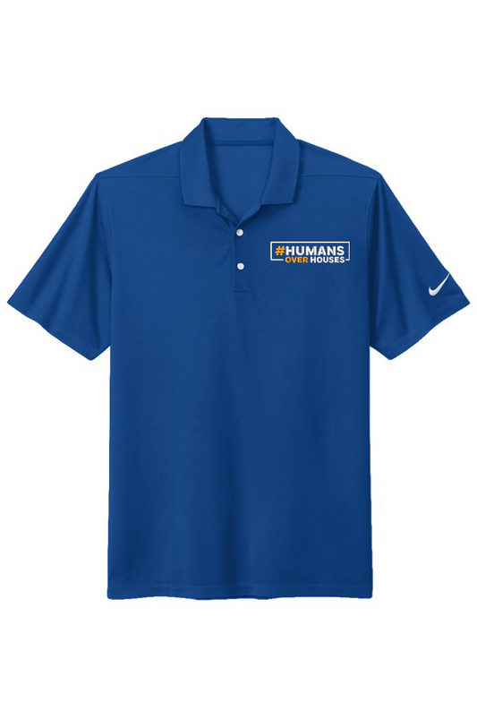 Humans Over Houses Mens Nike Dri-FIT Micro Pique 2.0 Polo