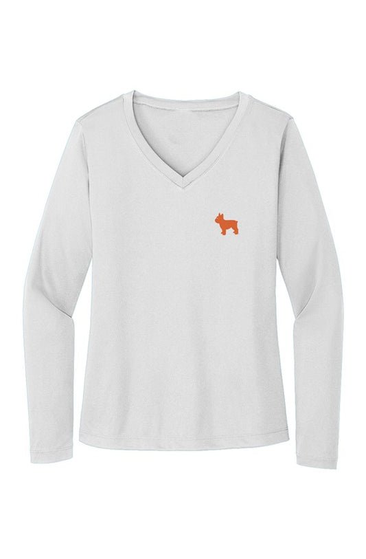 Luke Sport-Tek Ladies Long Sleeve Tee V-Neck