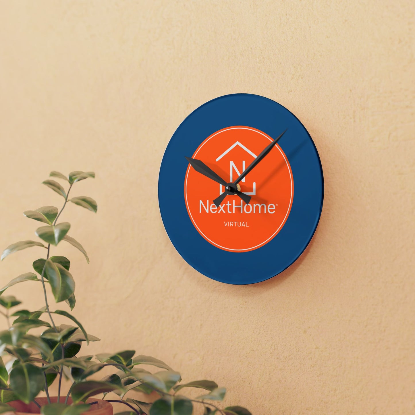 Virtual Acrylic Wall Clock