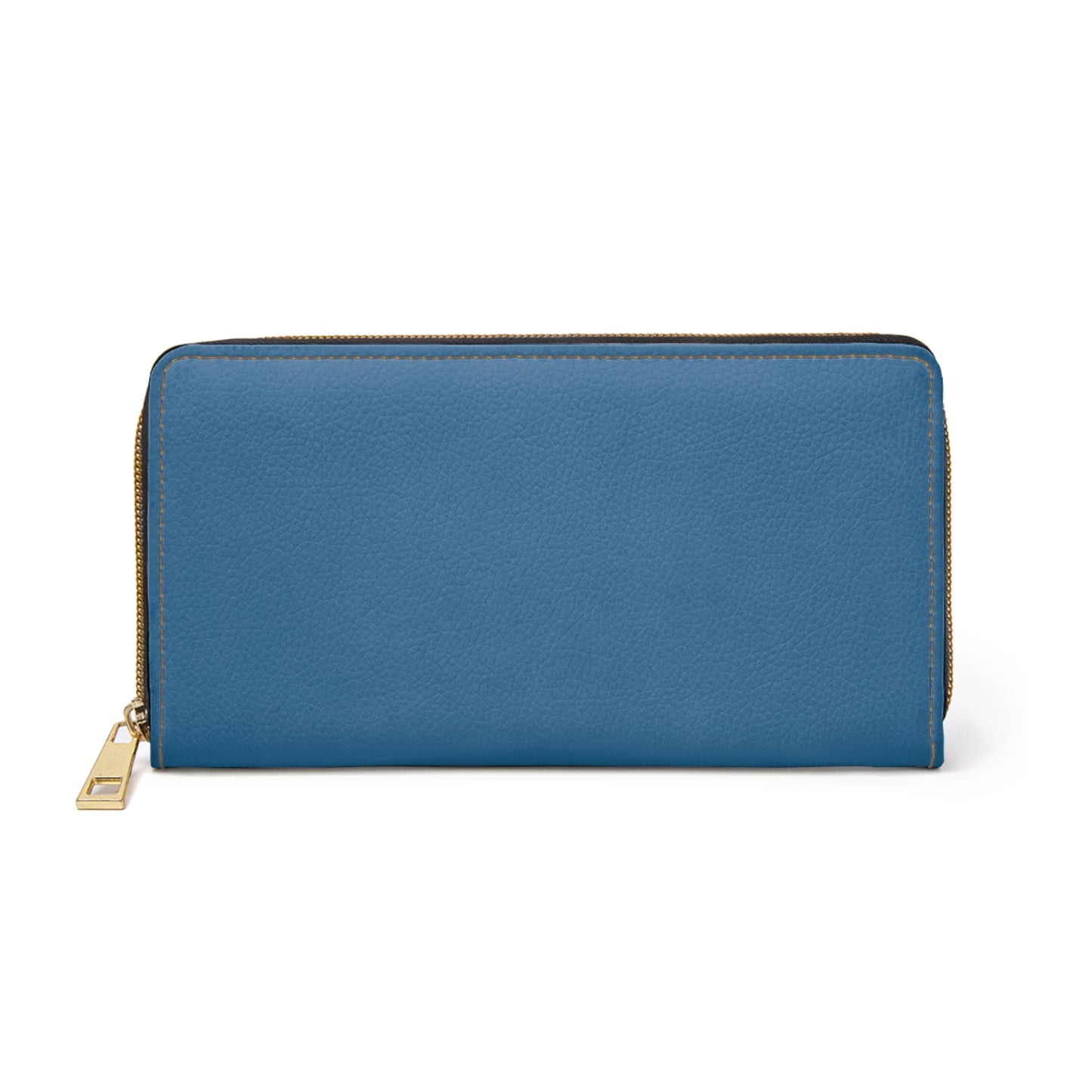 Blue & Orange Zipper Wallet