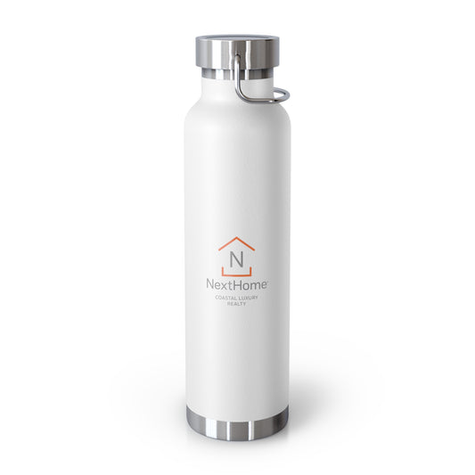 Coastal Luxury Realty DBA Template Copper Vacuum Insulated Bottle, 22oz