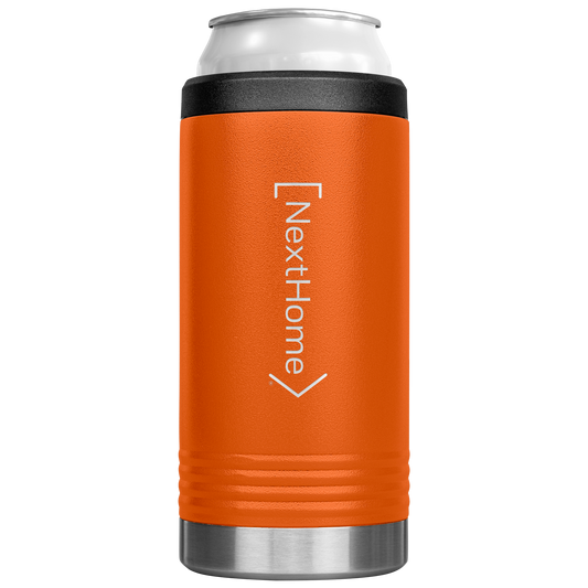 NextHome_Slim_Can_Cooler_12oz_Koozie_Main_Orange_Mockup.png