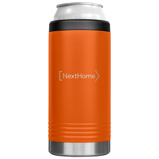NextHome_Slim_Can_Cooler_12oz_Koozie_Main_Orange_Mockup.png