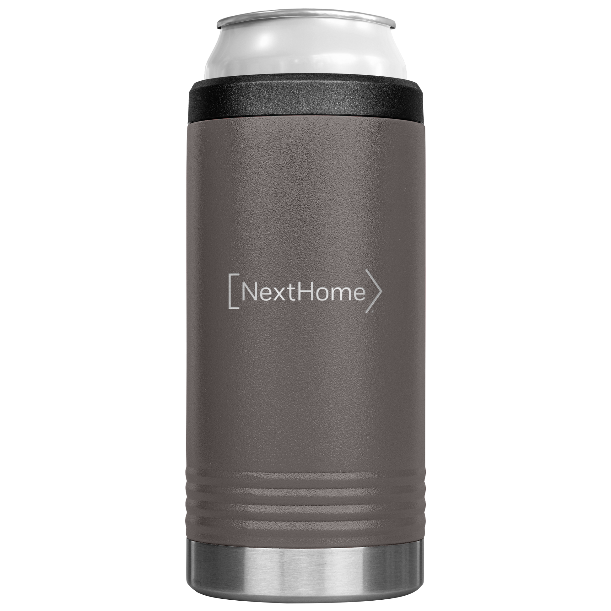 NextHome_Slim_Can_Cooler_12oz_Koozie_Main_Pewter_Mockup.png