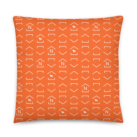 NextHome Orange Print & Luke Basic Pillow