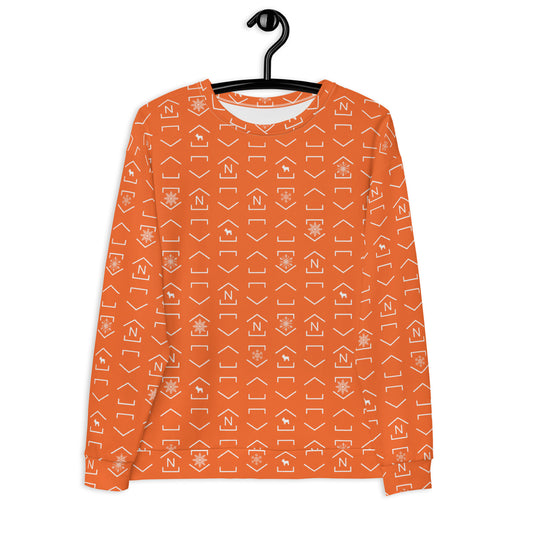 Orange Christmas Unisex Sweatshirt