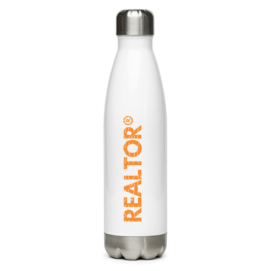 Realtor Print Stainless Steel Water Bottle