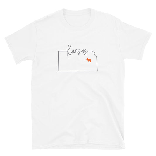 Kansas Short-Sleeve Unisex T-Shirt