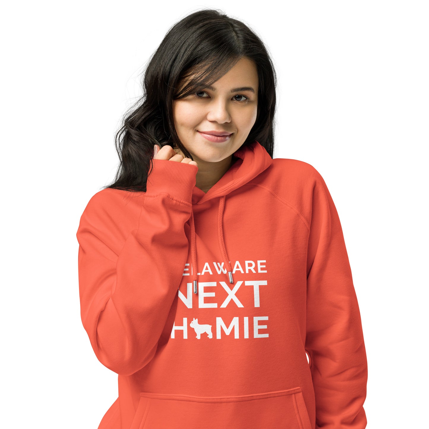 Delaware NextHomie Unisex eco raglan hoodie