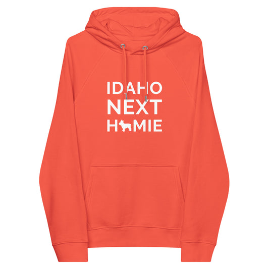 Idaho NextHomie Unisex eco raglan hoodie