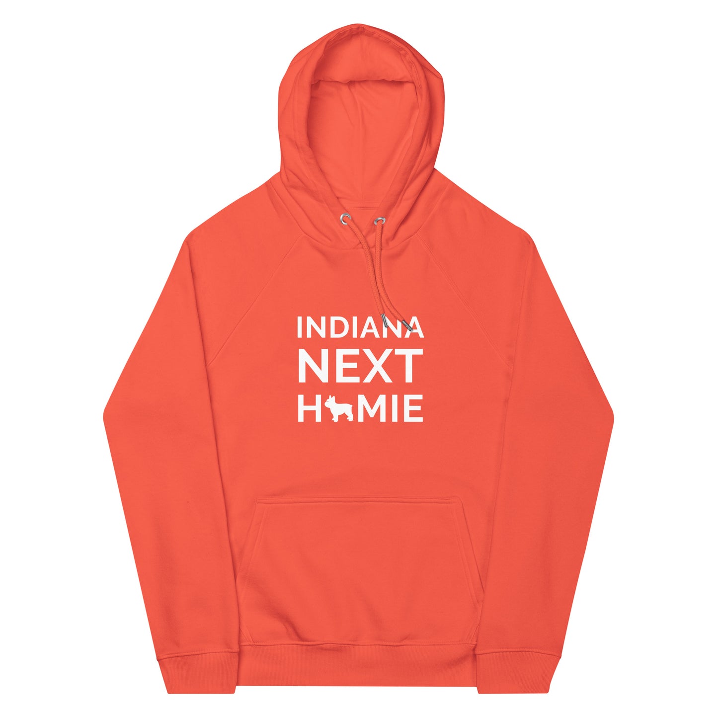 Indiana NextHomie Unisex eco raglan hoodie