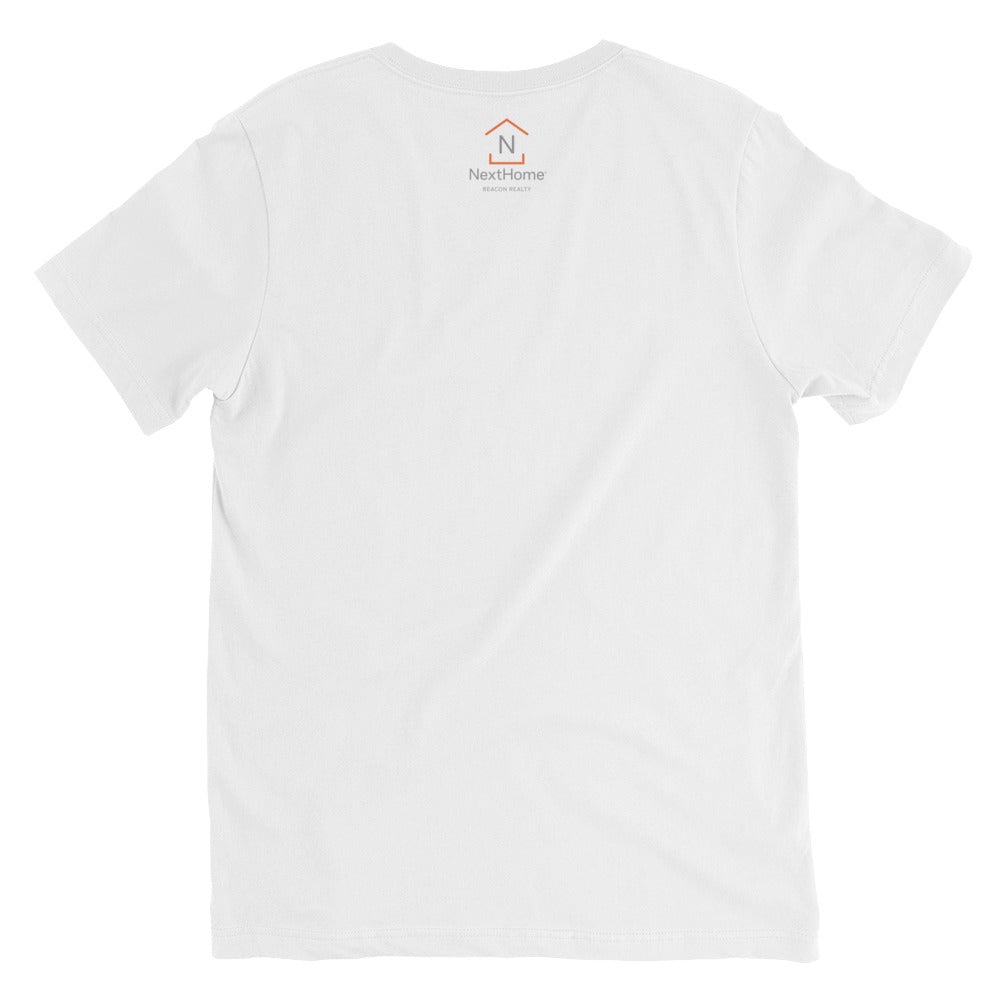Beacon Unisex Short Sleeve V-Neck T-Shirt