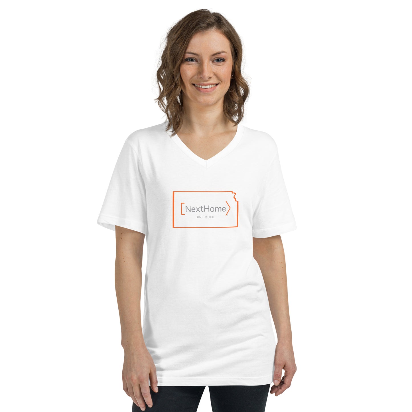 NextHome Unlimited Unisex Short Sleeve V-Neck T-Shirt