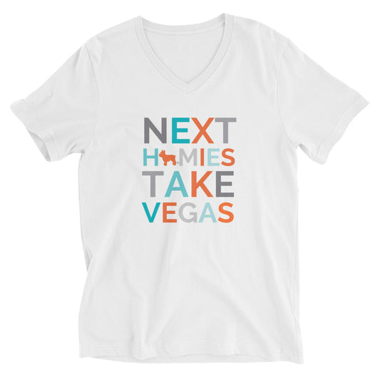 Vegas Vibes Unisex Short Sleeve V-Neck T-Shirt
