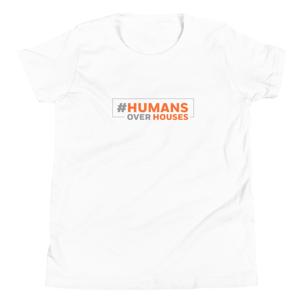 Humans Over Houses Youth Short Sleeve T-Shirt